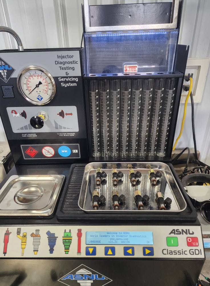 Fuel Injector Cleaning & Flow Testing